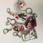 OEM Decoration Customized Acrylic keychain/pendent with anime figure/Cartoon figure Printed