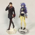 Holographic Anime Acrylic Standee 10cm 4 Color Printed ROHS Approved