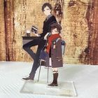 Anime figure offset Printing Acrylic stand; Customized CNC cutting acrylic Standee with logo/cartoon character printed