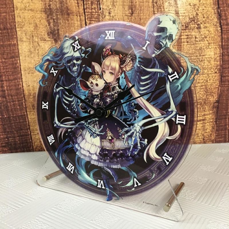 Offset Printing Anime Alarm Clock , Acrylic Table Clock For Living Room