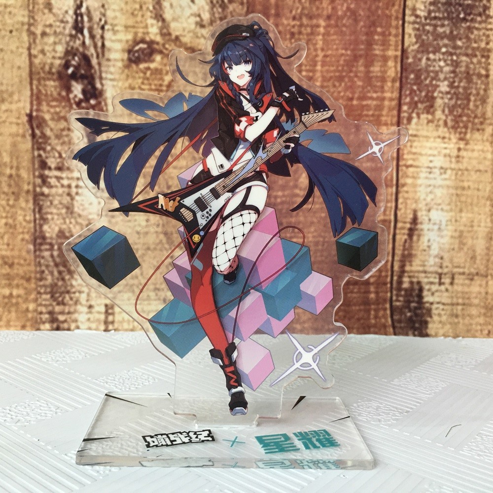 Multifunctional Anime Acrylic Stands Scratch Resistant Logo Customized