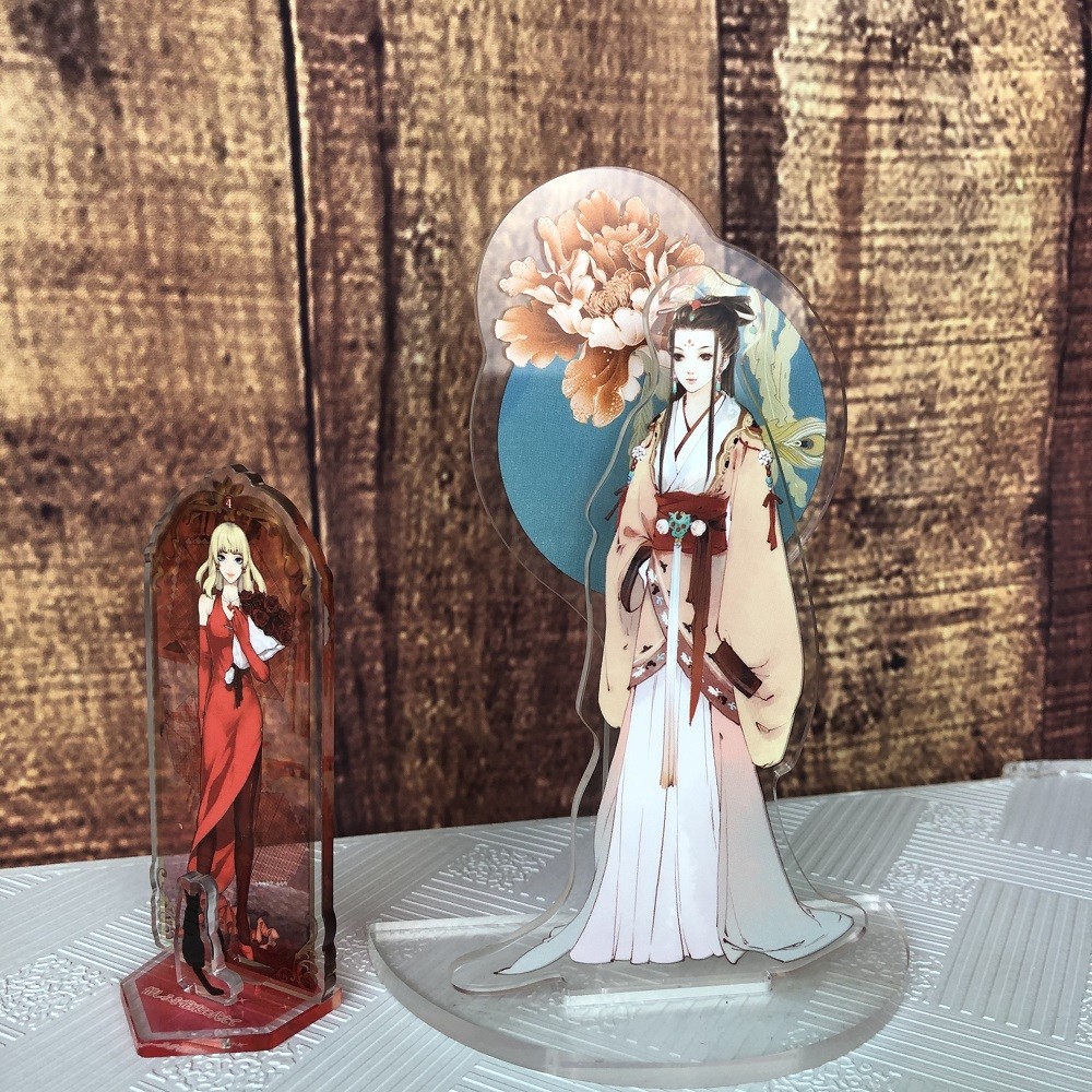 CMYK Print Anime Gift Set Magnetic Custom Acrylic Standees