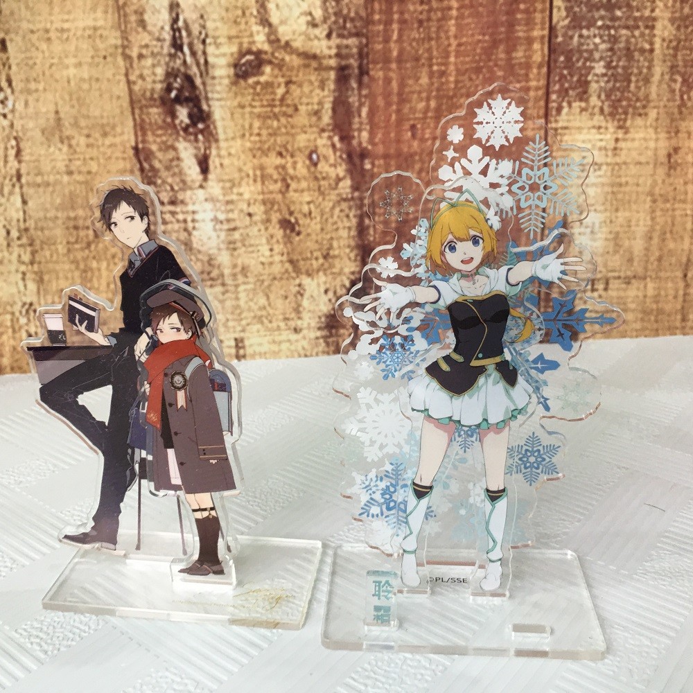 High quality Acrylic Display Standee advertising standee with Anime figure printed.Offset printing Aacrylic stand